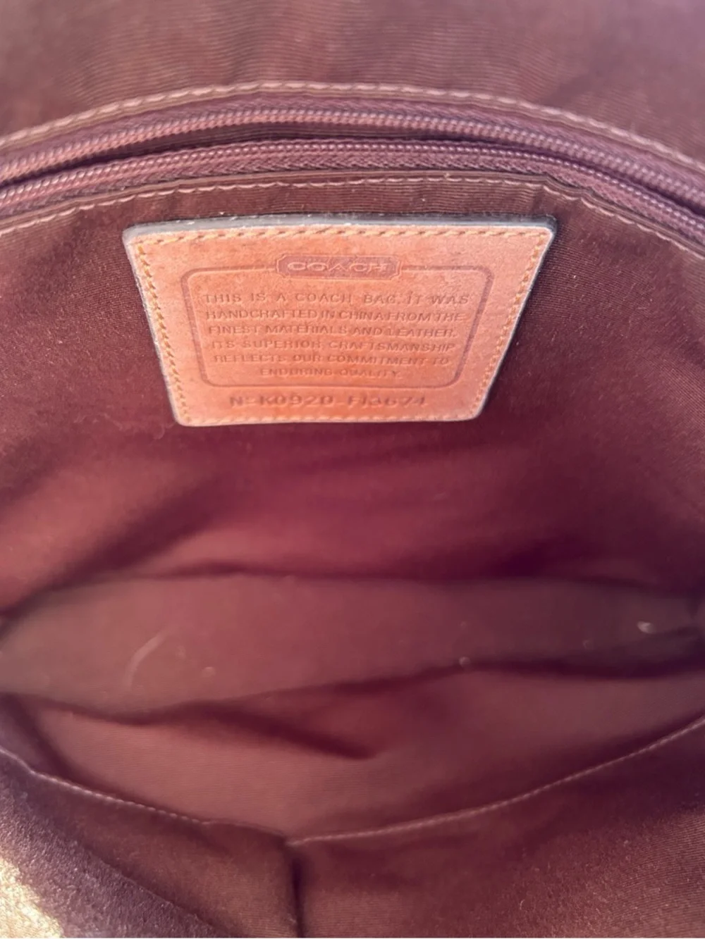 COACH 2-Way Bag with Hang Tag, and Charm 2009 - Picture 4 of 8